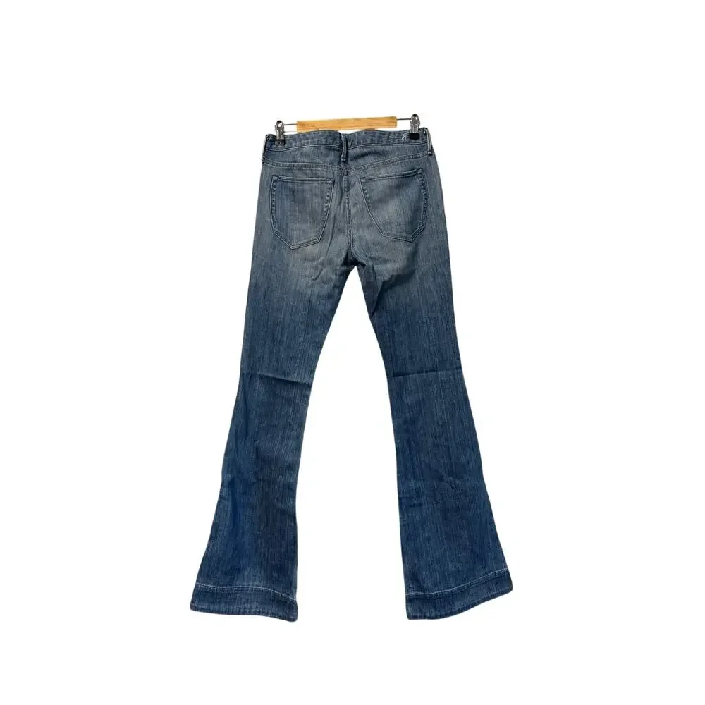 Earnest Sewn Hefner .05 Anthropology Boot Cut Jeans | Mid-Wash Denim | Size 27